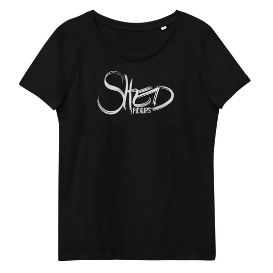 Women's fitted Shed Pickups Logo T-Shirt